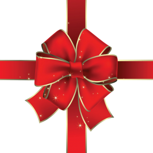 Gift red ribbon PNG image-5989